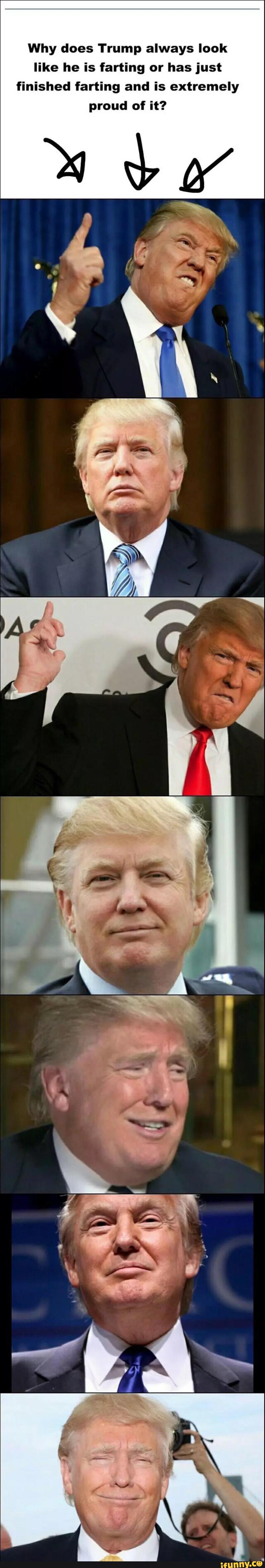 Why Does Trump Always Look Lik