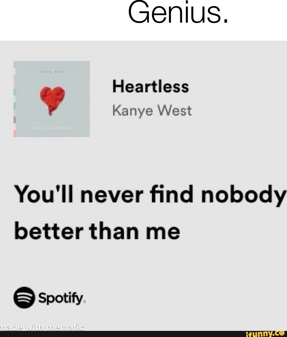 Kanye west heartless