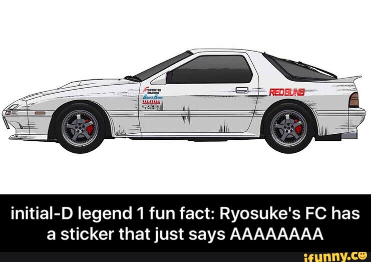 1 fun fact: Ryosuke's FC has a sticker that just says AAAAAAAA - initi...