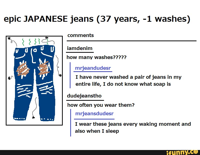 Epic JAPANESE jeans (37 years, -1 washes) mrjeandudesr I ...