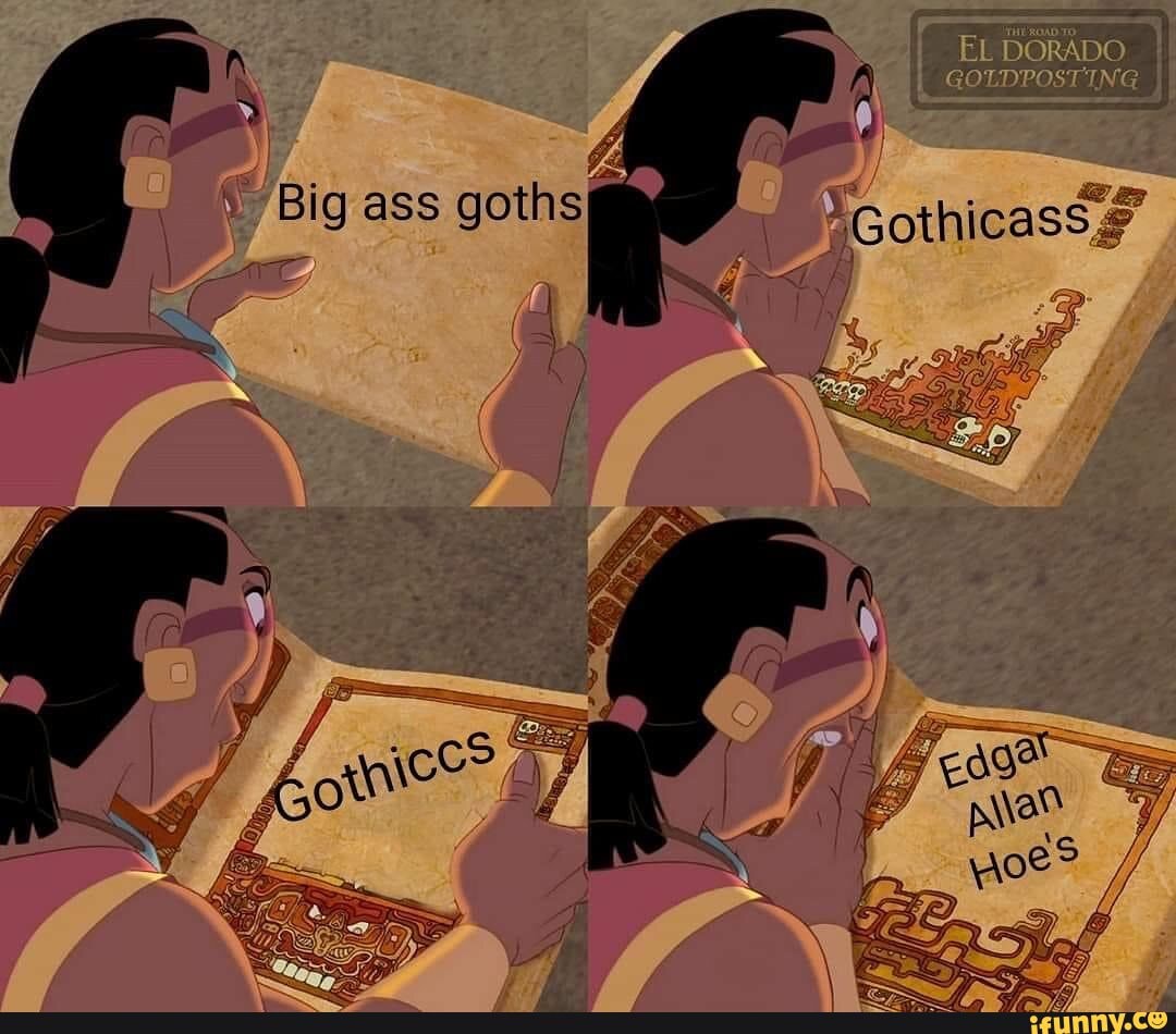 Big ass goth