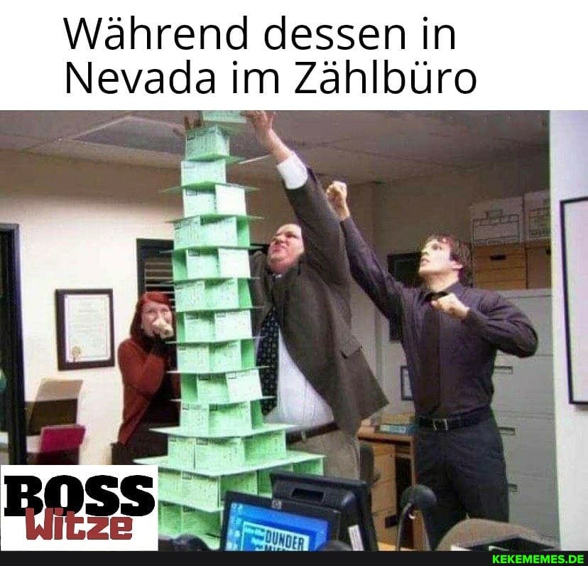 Während dessen in
Nevada im Zählbüro