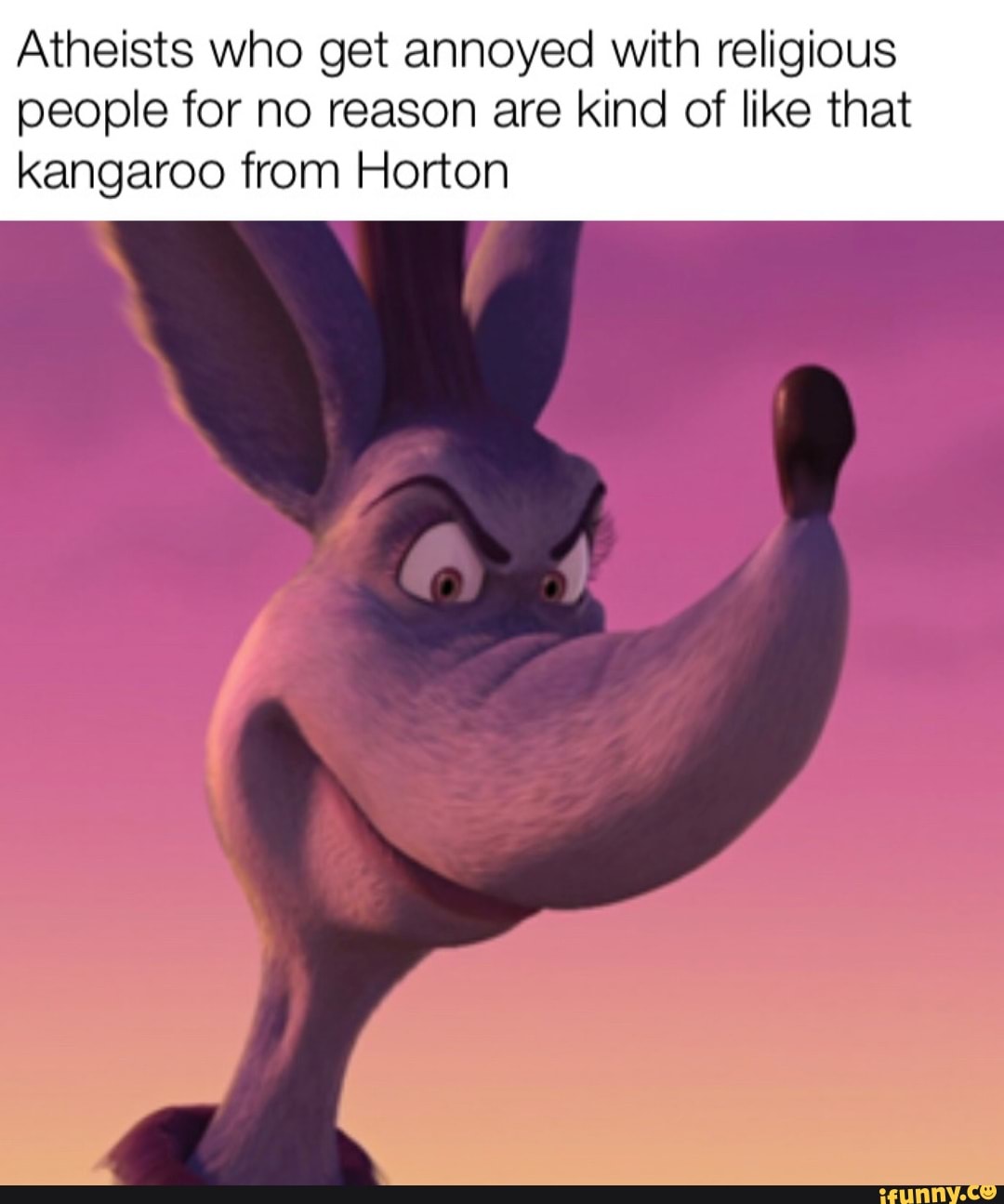 Kangaroo from horton hears a who