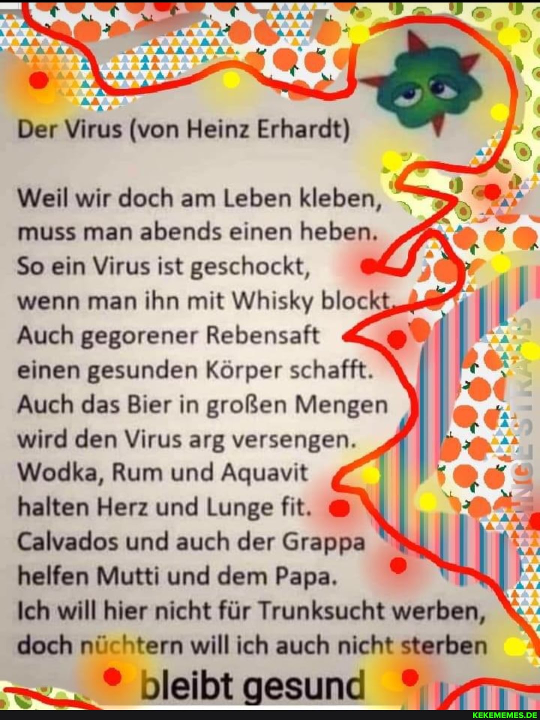 Gedicht heinz erhardt frühling