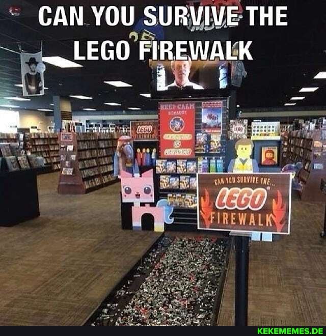 CAN YOU SURVIVE THE
LEGO FIREWALK
EH