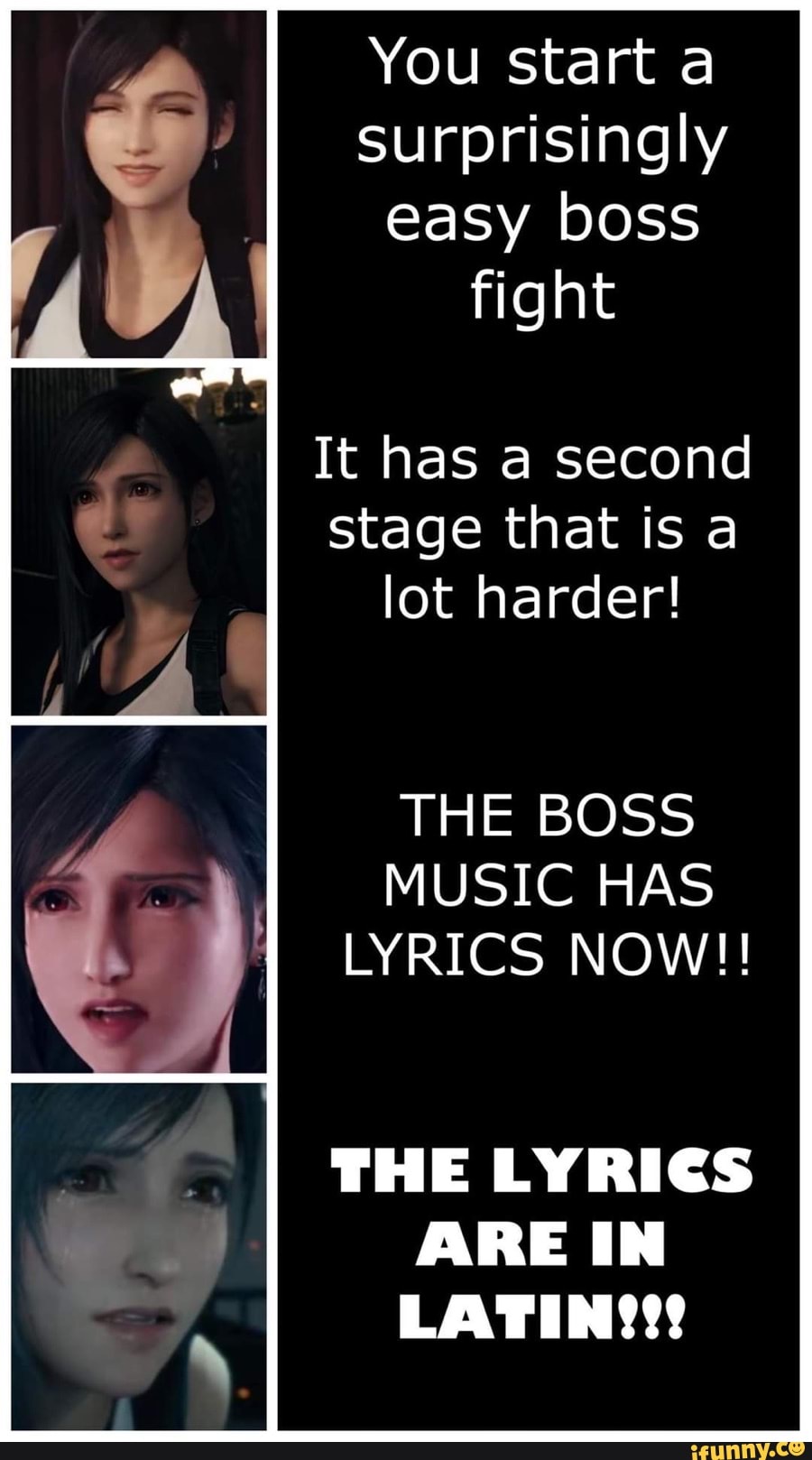 You start a Surprisingly easy boss fight It has a second stage that is