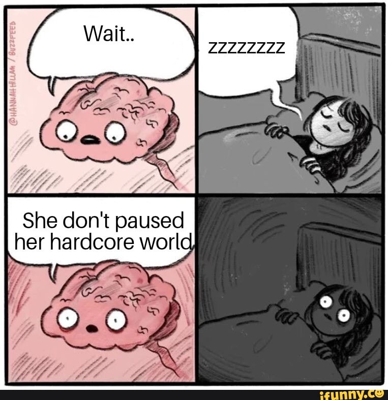 She don't paused her hardcore world