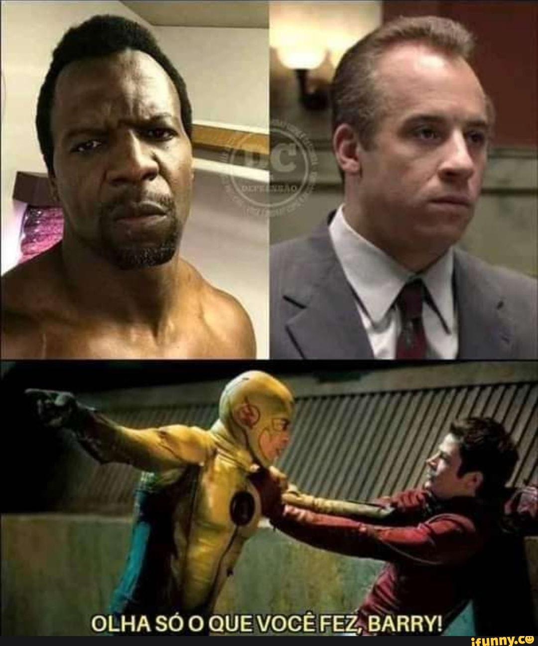 OLHA SÓ O QUE VOCÊ FEZ. BARRY!