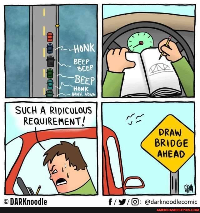 SUCH A RIDICULOUS REQUIREMENT/