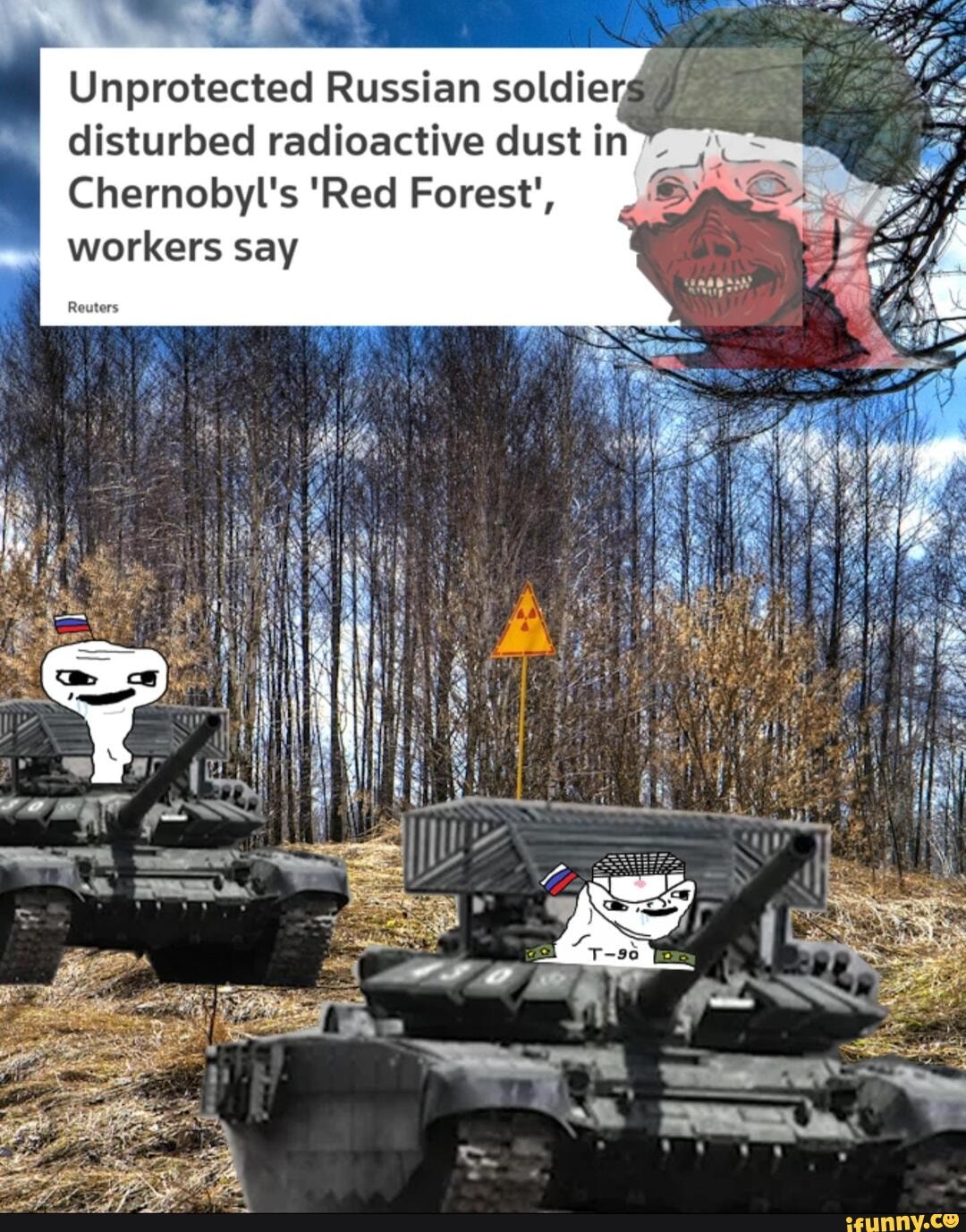 russian-cope-cage-tank-memes-unprotected-russian-soldier-disturbed