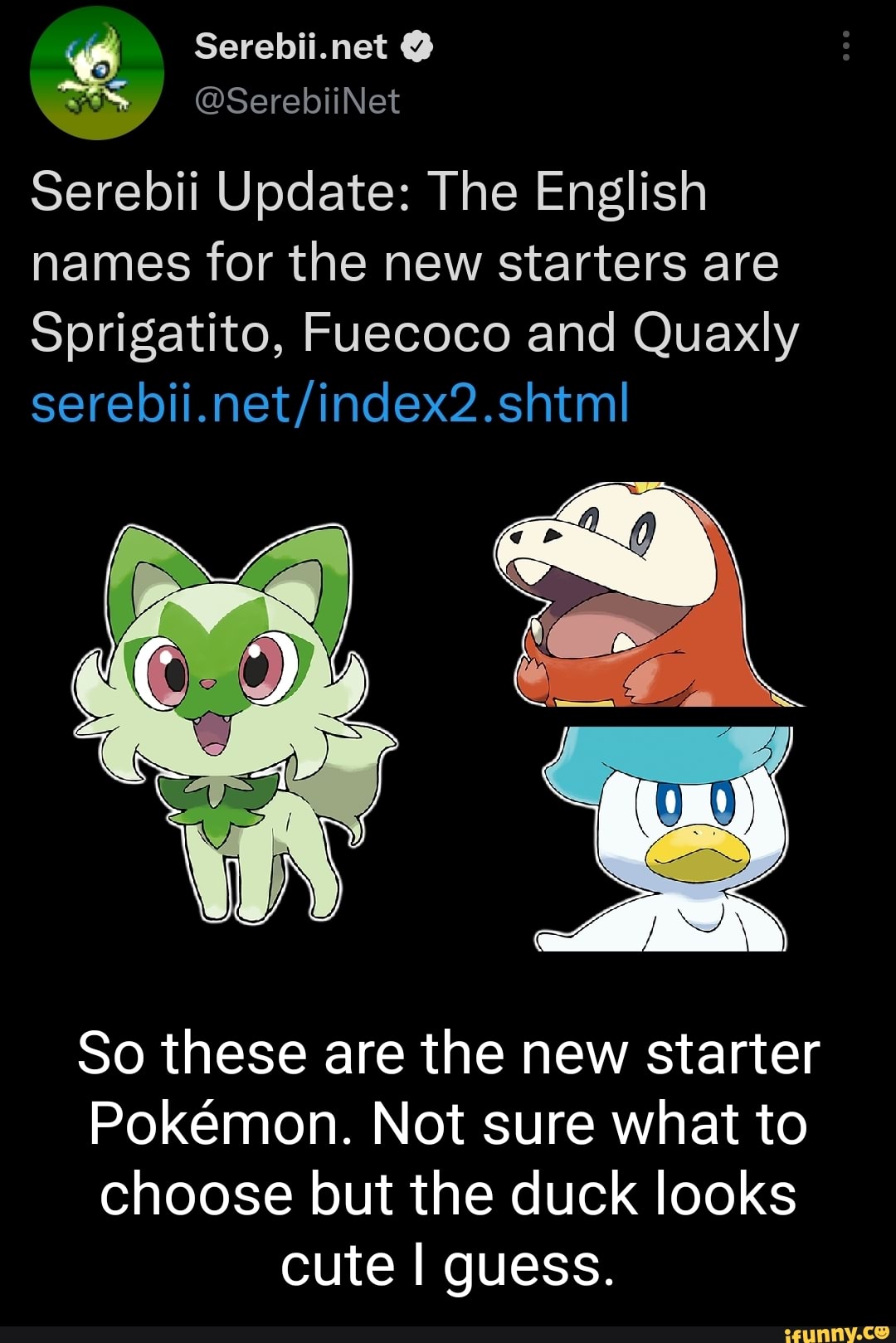 Serebii.net @SerebiiNet Serebii Update: The English Names For The New ...