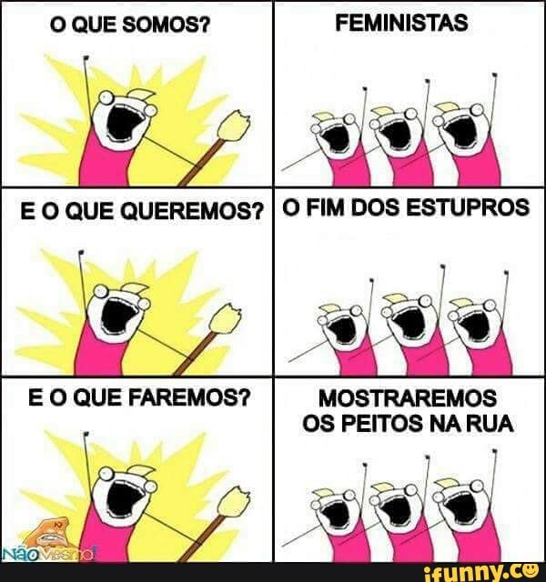 MOSTRAREMOS
OS PEITOS NA RUA