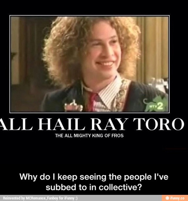 XLL HAIL RAY TORO
THE ALL MIGHTY KING OF FRDS
Why do I keep seeing the people I've
subbed to in collective? - Why do I keep seeing the people I've subbed to in collective?