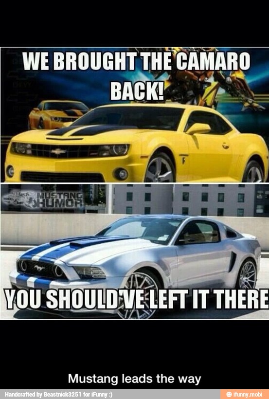 the way Mustang leads - Mustang leads the way