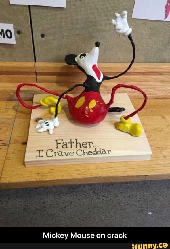 Mickey Mouse Crack House Meme