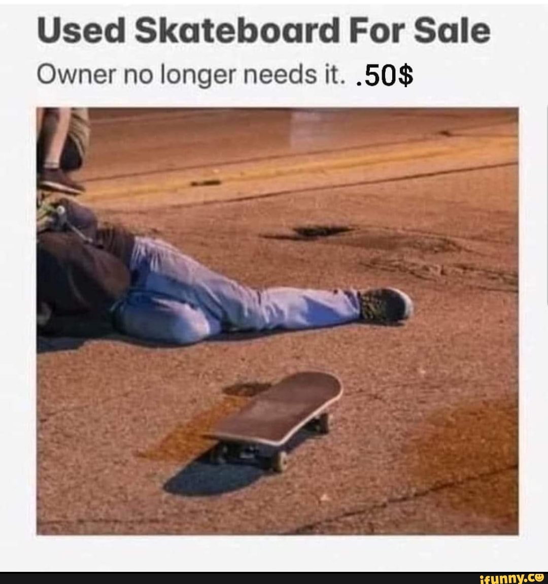 Used Skateboard For Sale Owner No Longer Needs It 50 Is