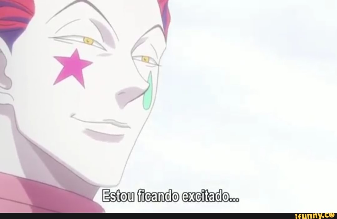 memesdecomentario, hunterxhunter, comentarios, hisoka, animes, anime, quadrinhos, desenho, excitante