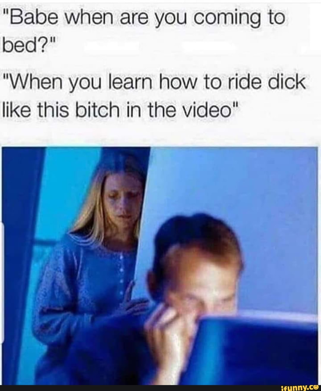 Learning how to ride dick