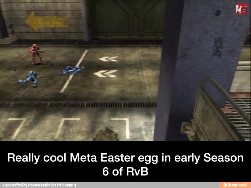 Really cool Meta Easter egg in early Season - Really cool Meta Easter egg in early Season 6 of RvB