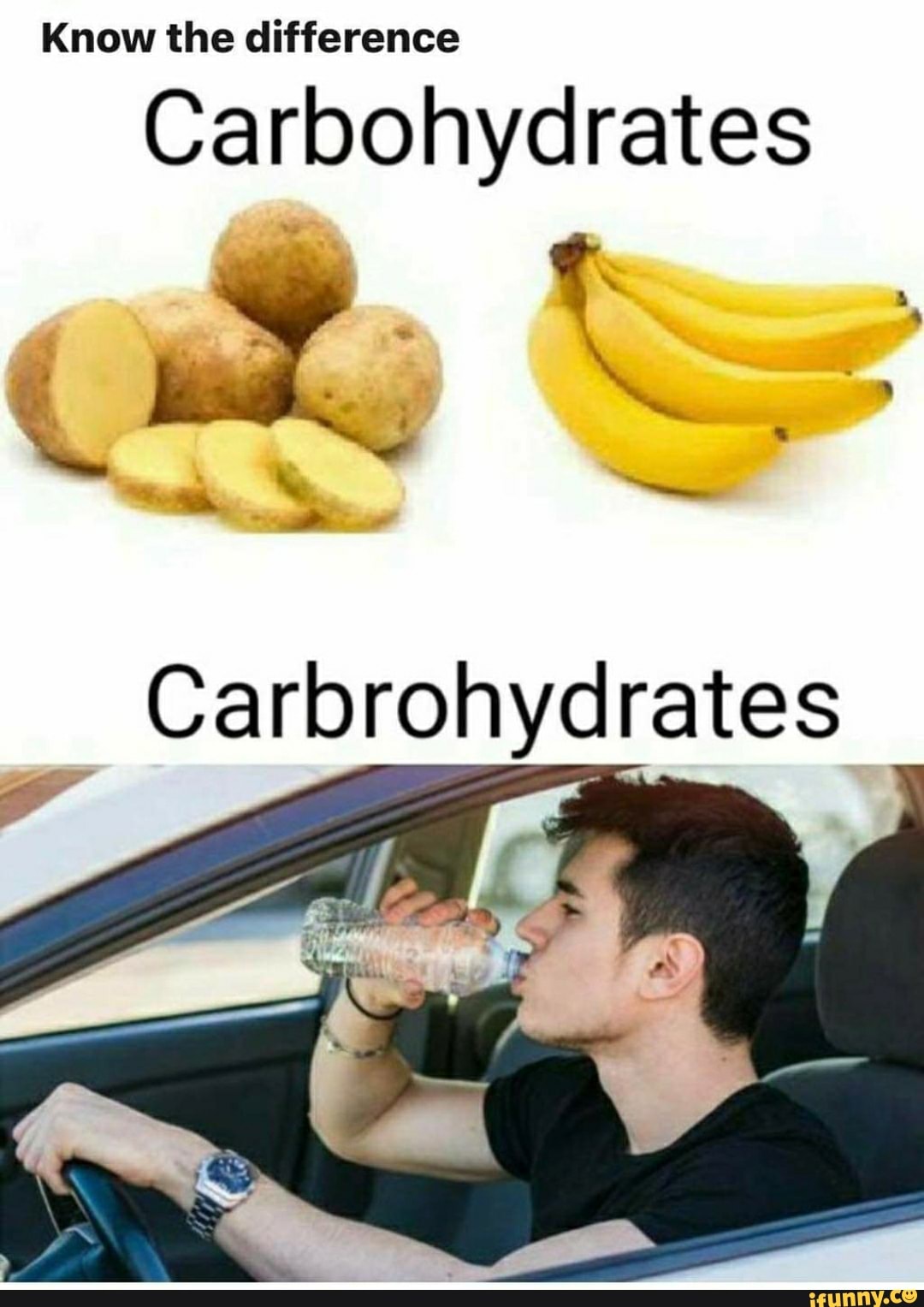 Know the difference
Carbohydrates
I
Carbrohydrates
y