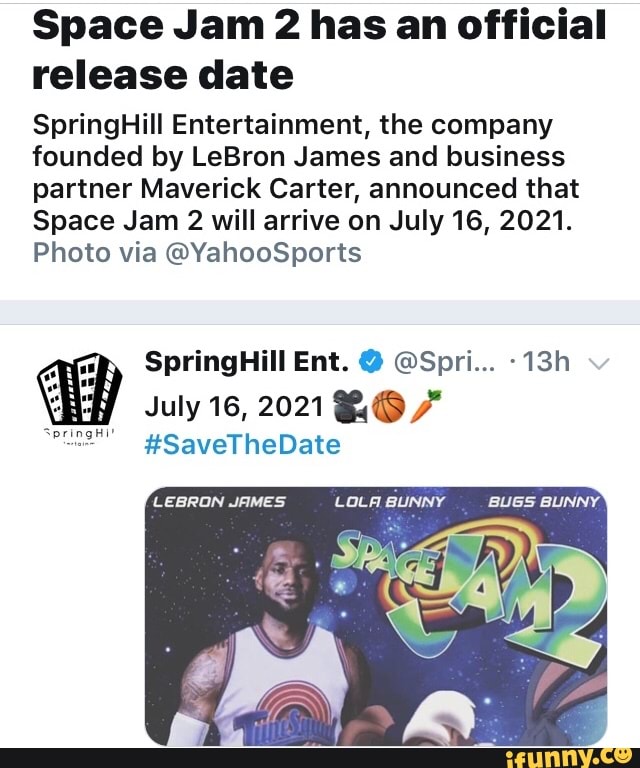 springhill entertainment space jam