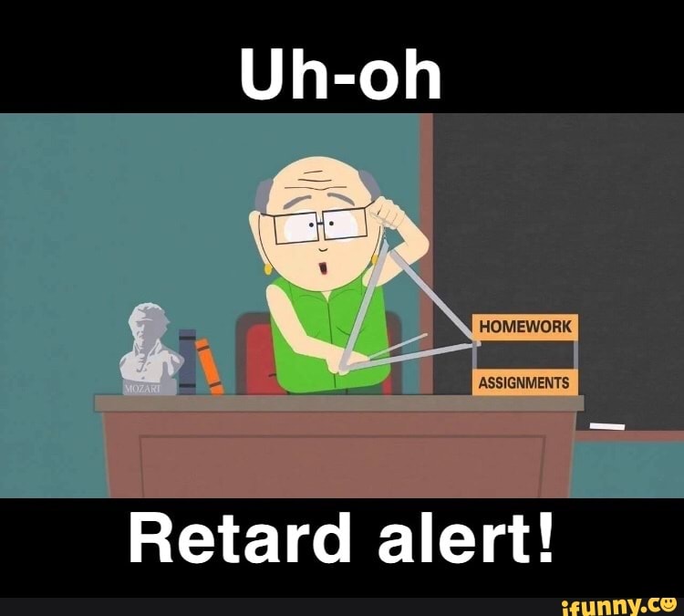 South Park Retard Alert Gif