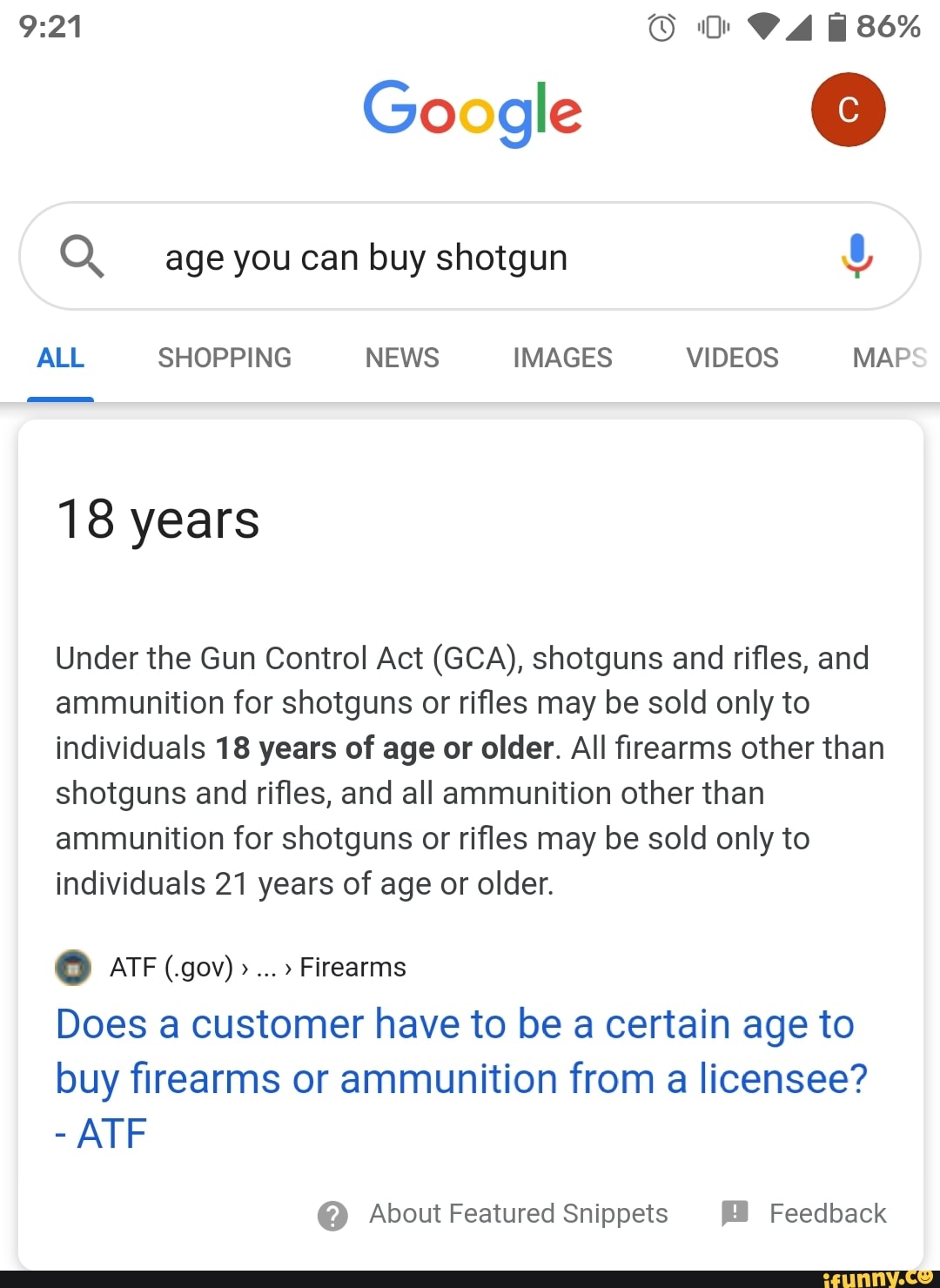 Under the Gun Control Act (GCA), shotguns and rifles, and ammunition