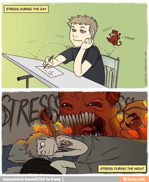 STRESS DURING THE DAY