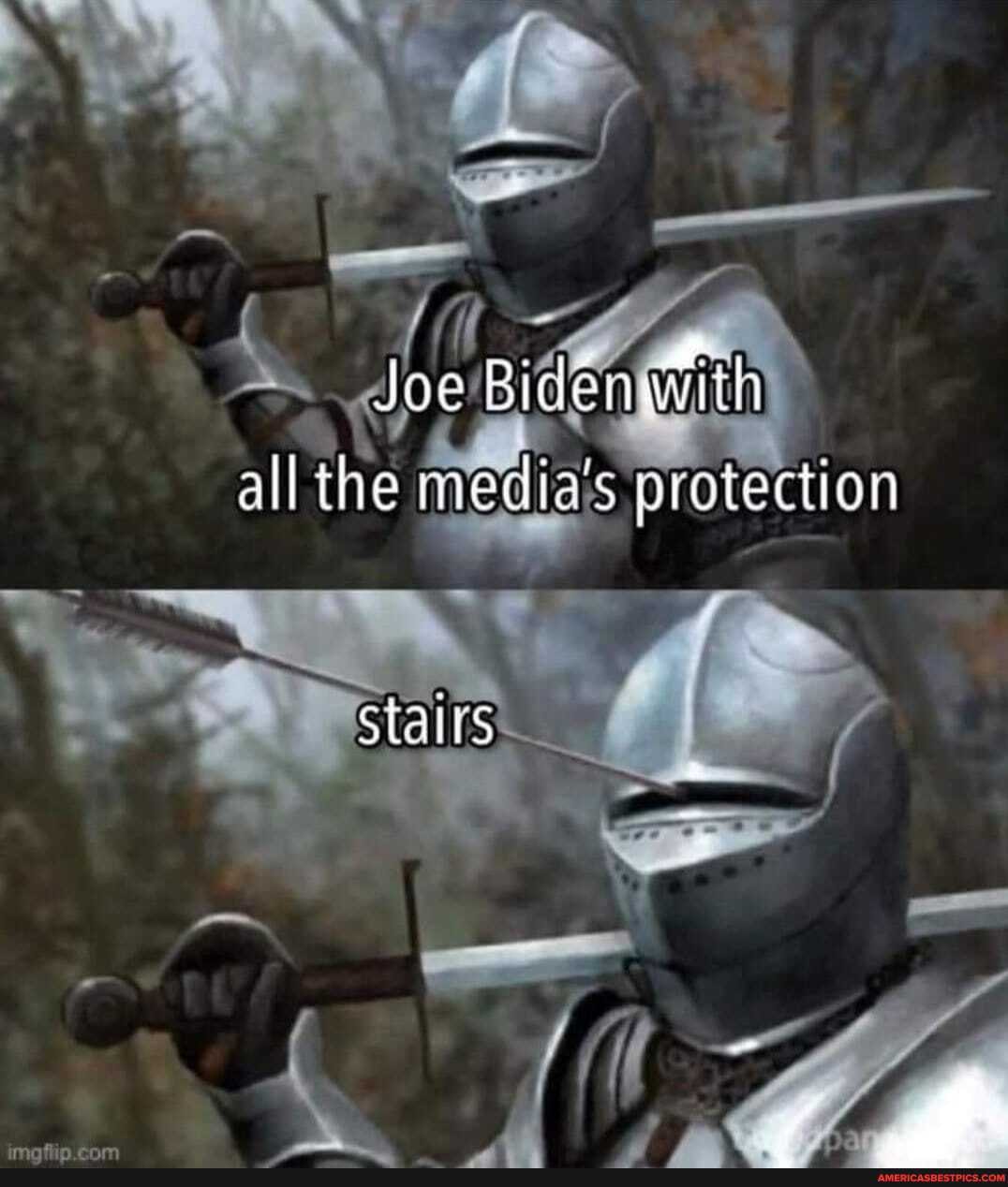 Joe Bidenavith
all the media's protection