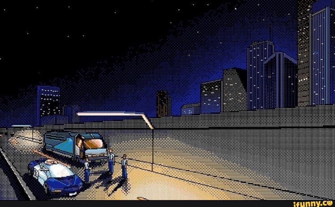 pixelart, city, aesthetic, retro, anime, night