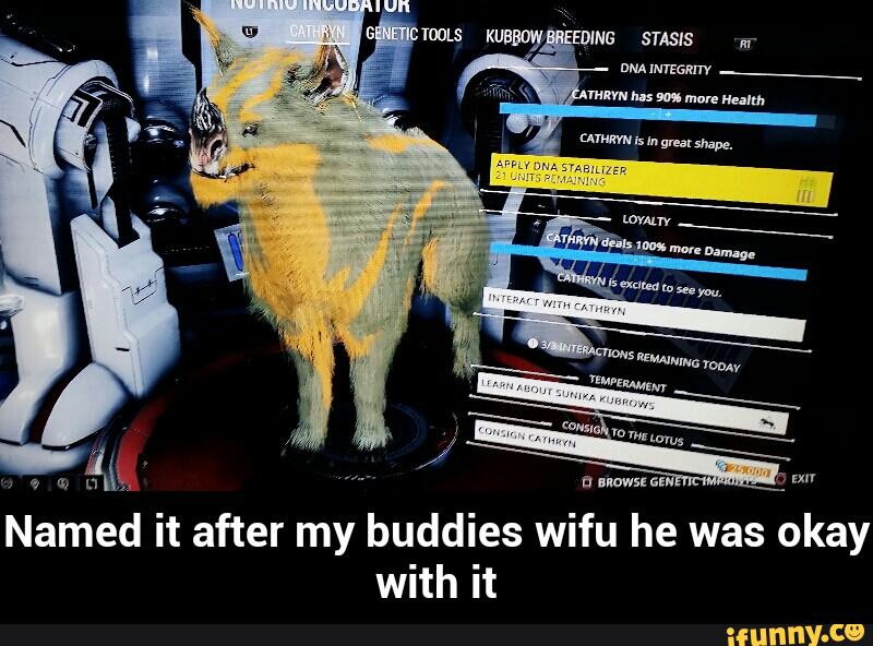 Named it after my buddies wifu he was okay
with it - Named it after my buddies wifu he was okay with it