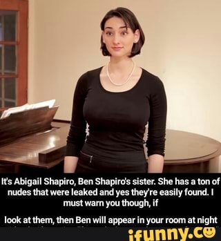 Ben Shapiro Sister Nudes