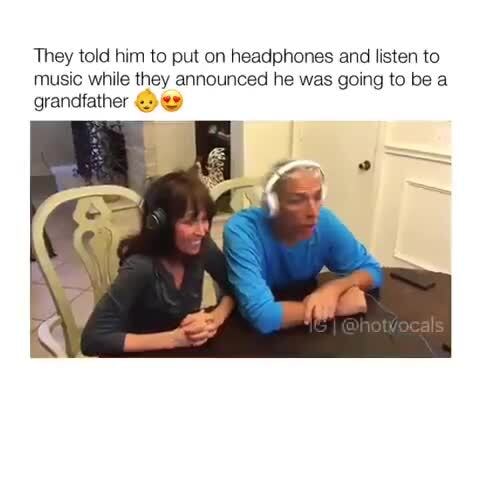 dad listening to music meme