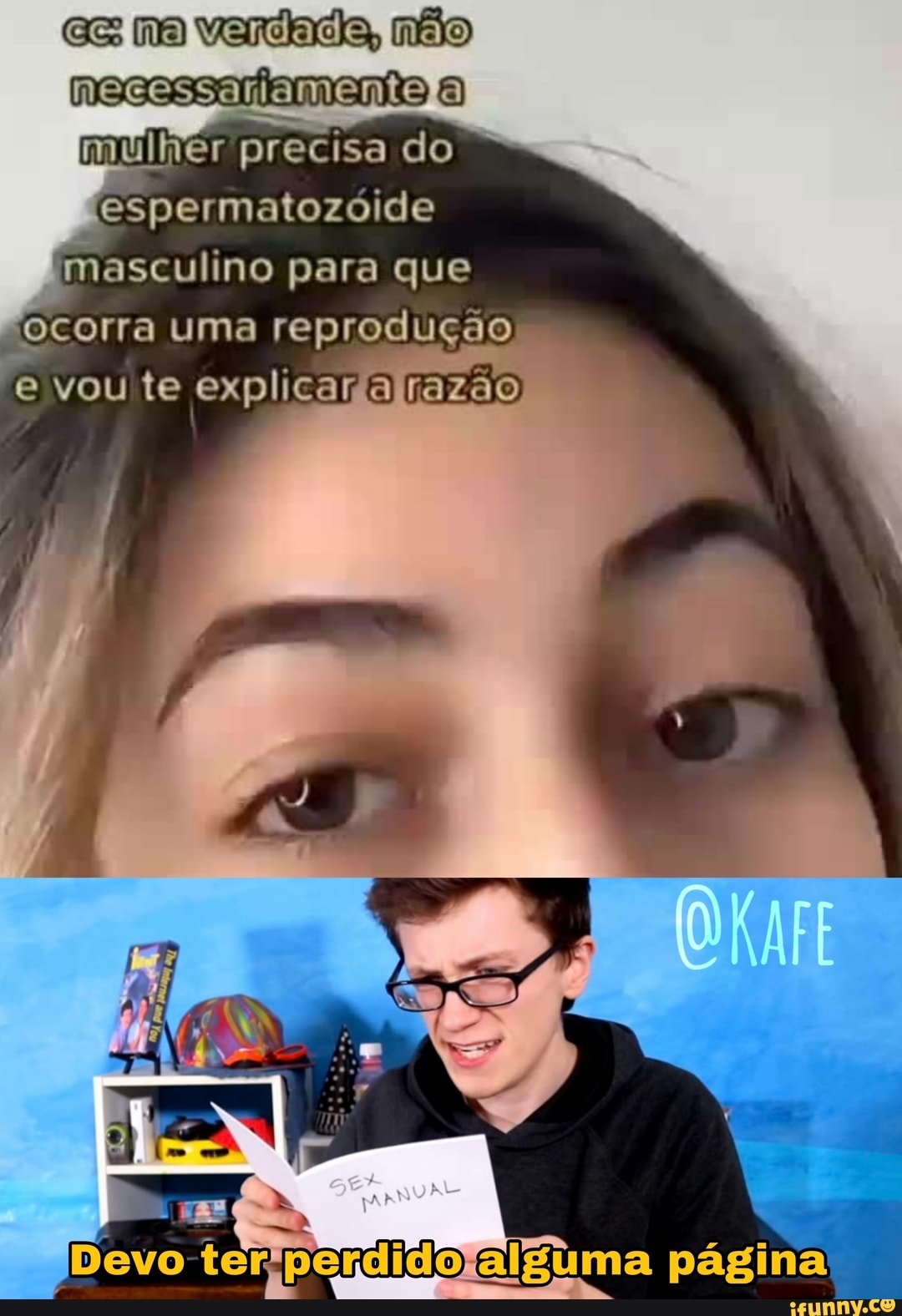 es na verdada, não mecessariamentela) mulher precisa do espermatozoide
masculino para que
Ocorra uma reprodução e vou te explicar
página