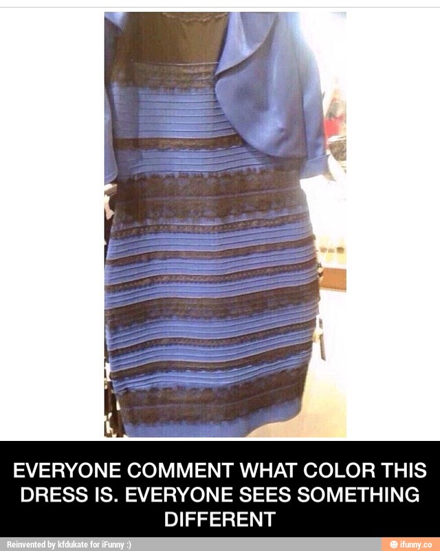 Кого цвета платье белое или синее