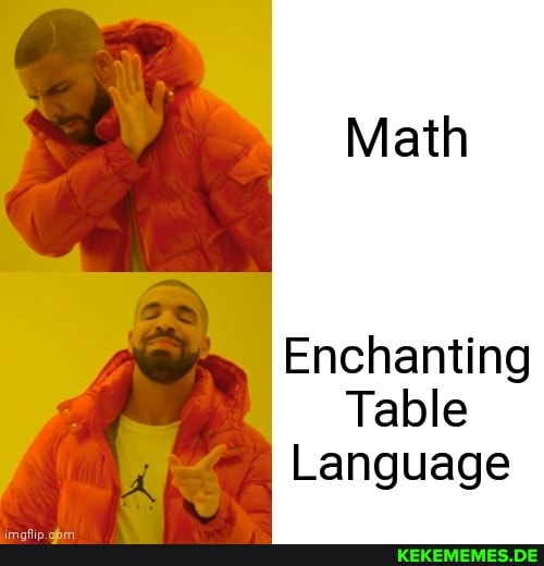 Math Enchanting Table Language