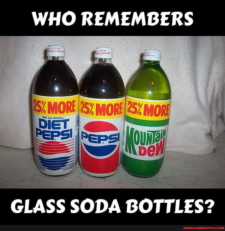 WHO REMEMBERS GLASS SODA BOTTLES? America’s best pics and videos