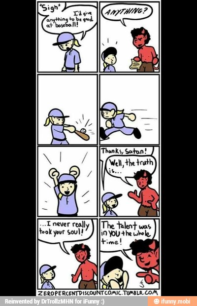 T never real)
took your Soul!