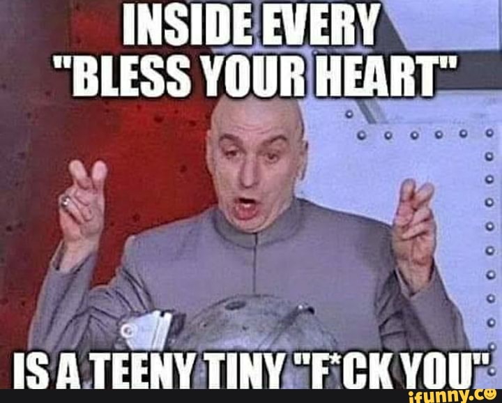 INSIDE EVERY
"BLESS YOUR HEART"
TEENY TINY CRR VOW'