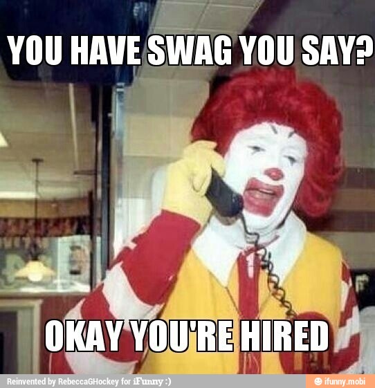 YOU
HAVESWAG VOU SAY?
I Al
