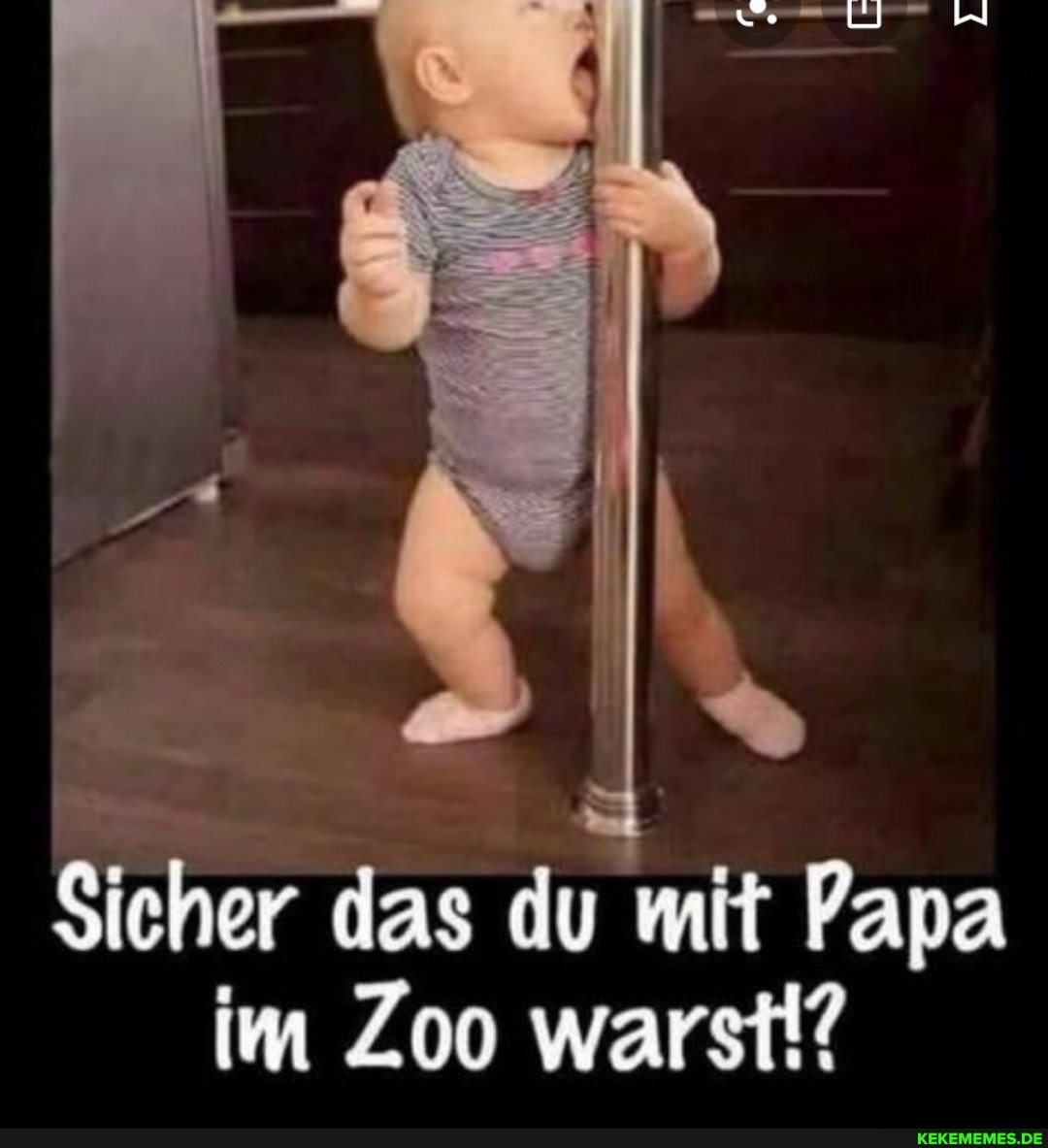 Sicher das du mit Papa im Zoo warst!?
