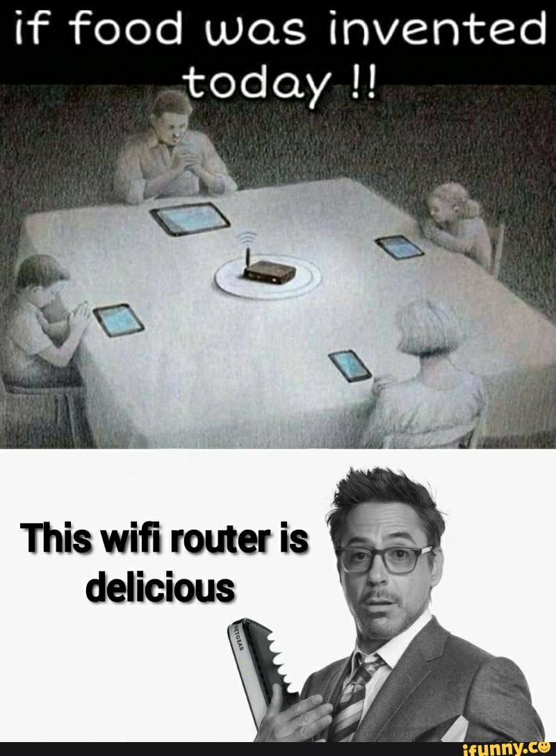 if food was invented today
This wifi router is delicious