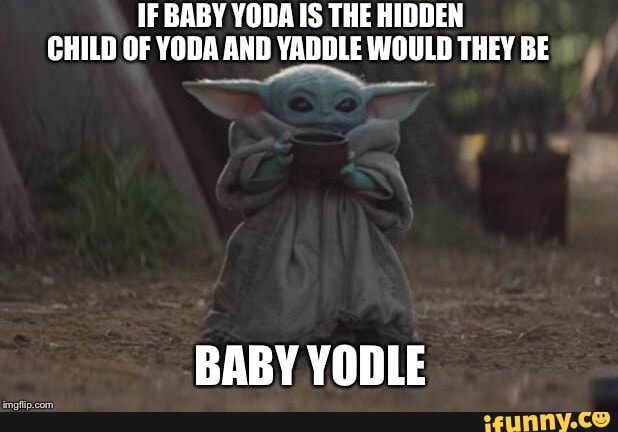 IF BABY YODA IS THE HIDDEN CHILD OF YODA AND YADDLE WOULD THEY BE BABY ...