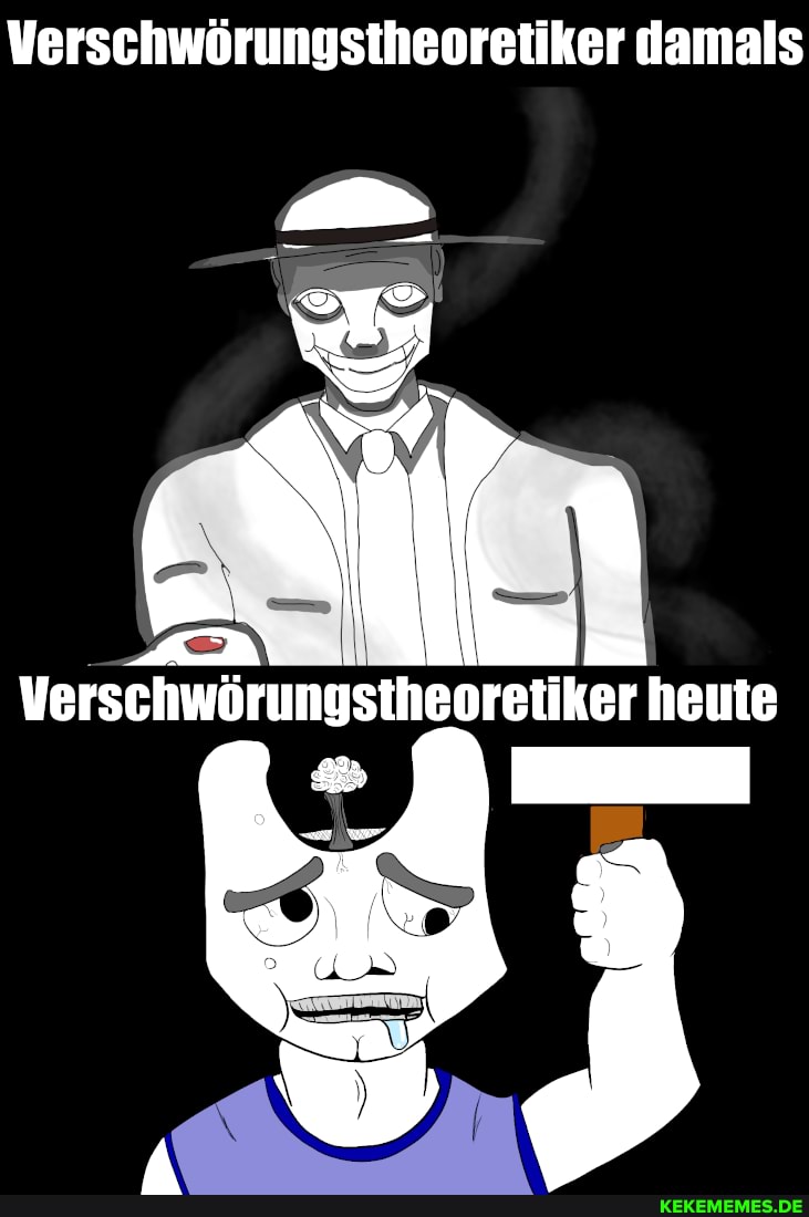Versewörungsiheuretiker damals