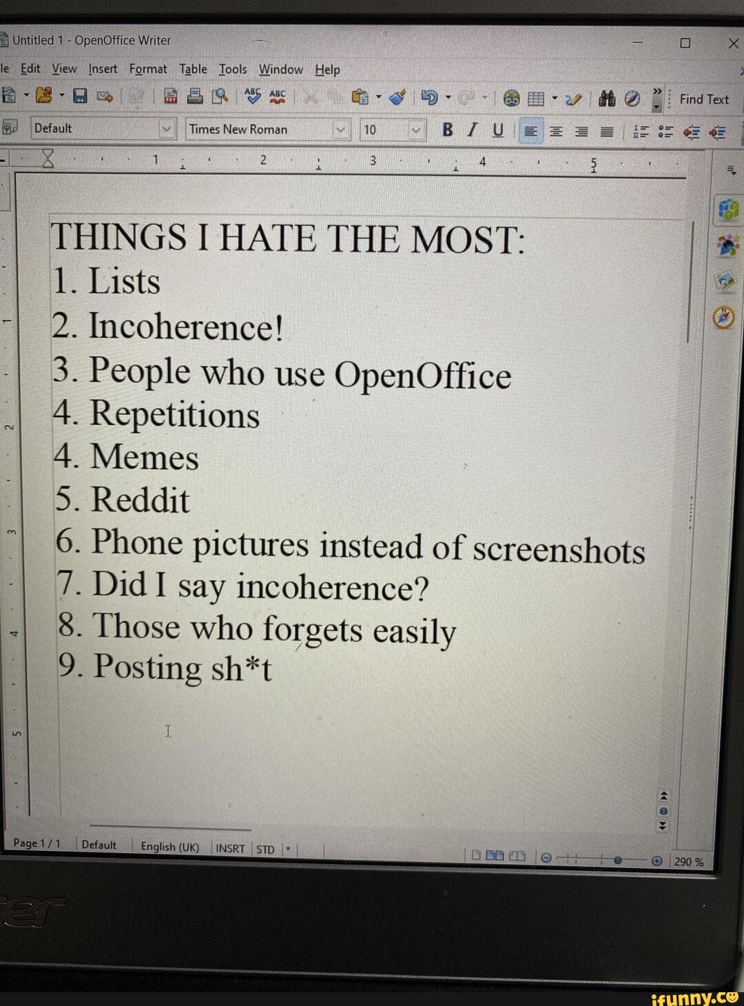 Openoffice memes. Best Collection of funny Openoffice pictures on iFunny