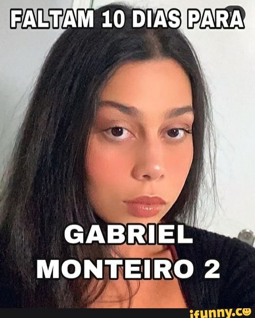 FALTAM 10
DIAS
GABRIEL MONTEIRO 2