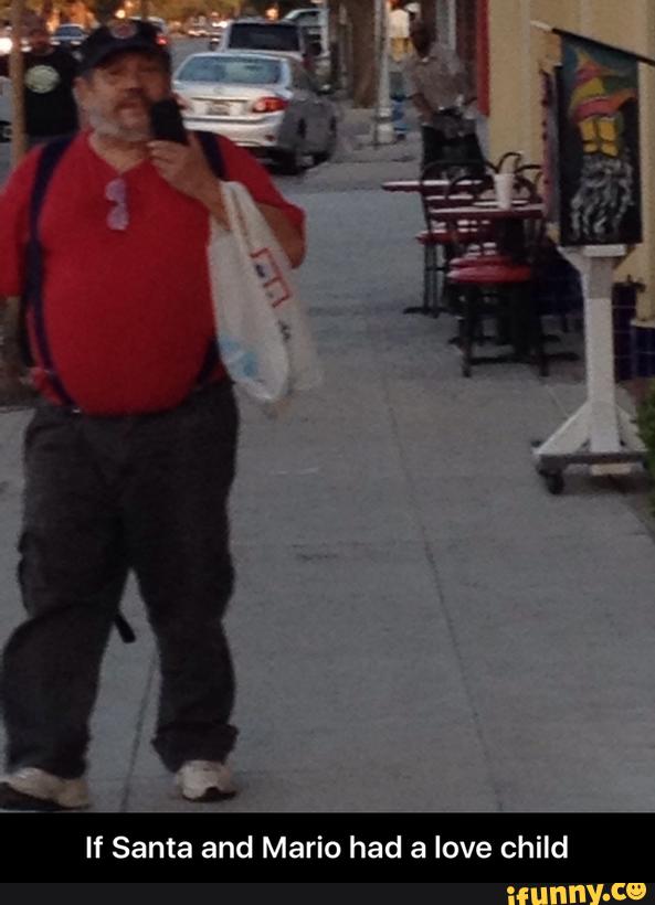 If Santa and Mario had a love child - If Santa and Mario had a love child