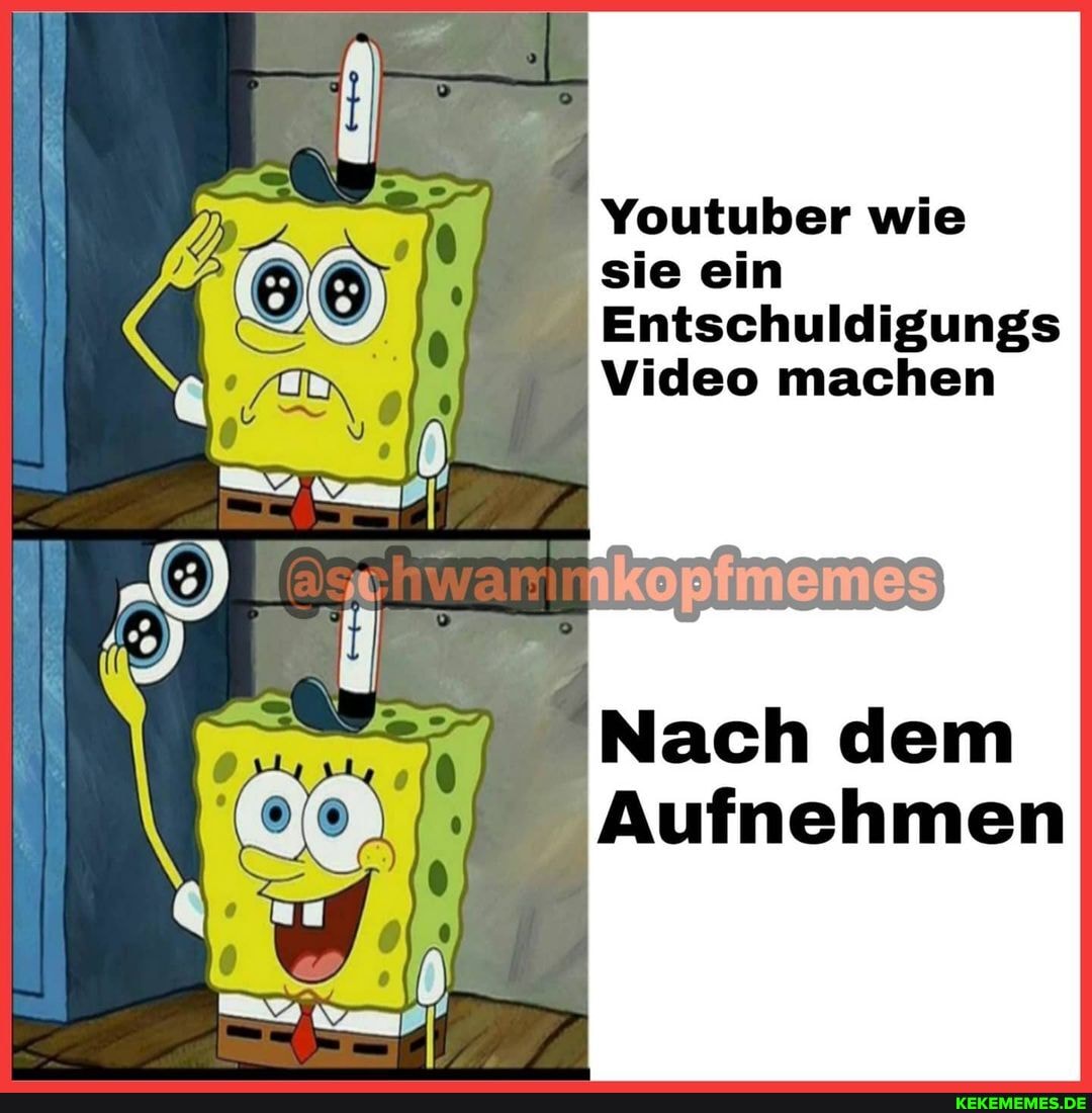 Youtuber wie sie ein
Entschuldigungs
Video machen
Nach dem
Aufnehmen
