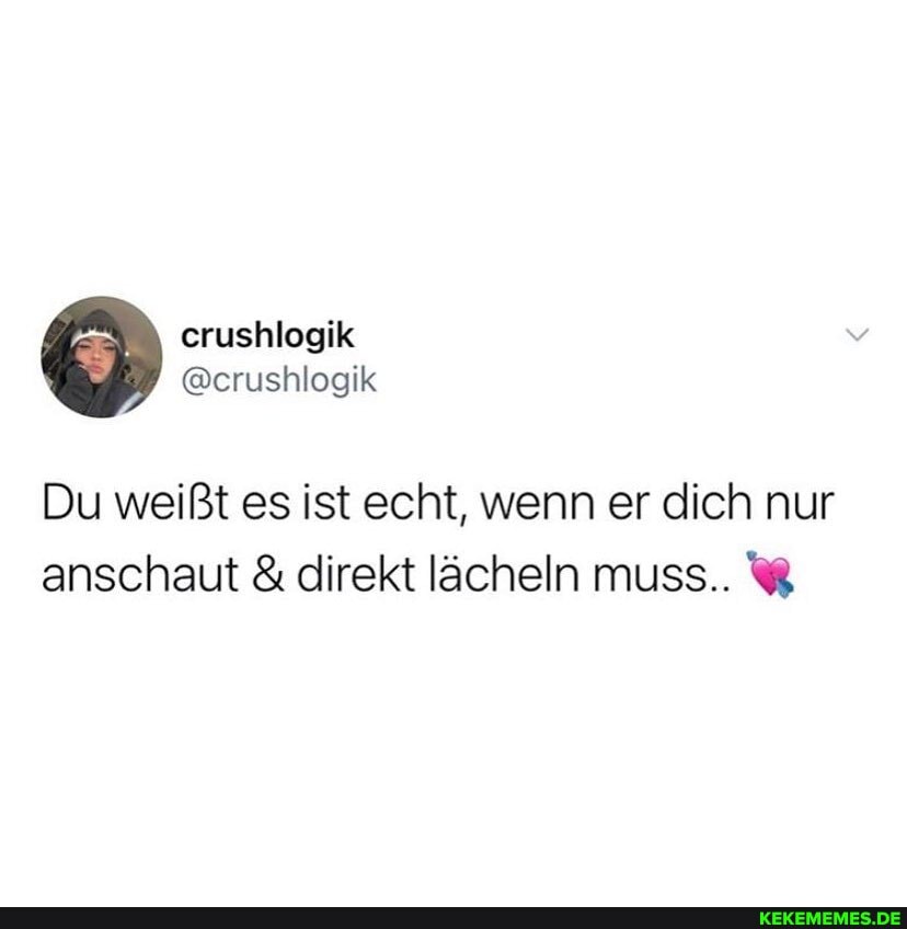 erushlegik
@erushlogik
Du weißt es ist echt, wenn er dich nur anschaut & direkt lächeln muss..