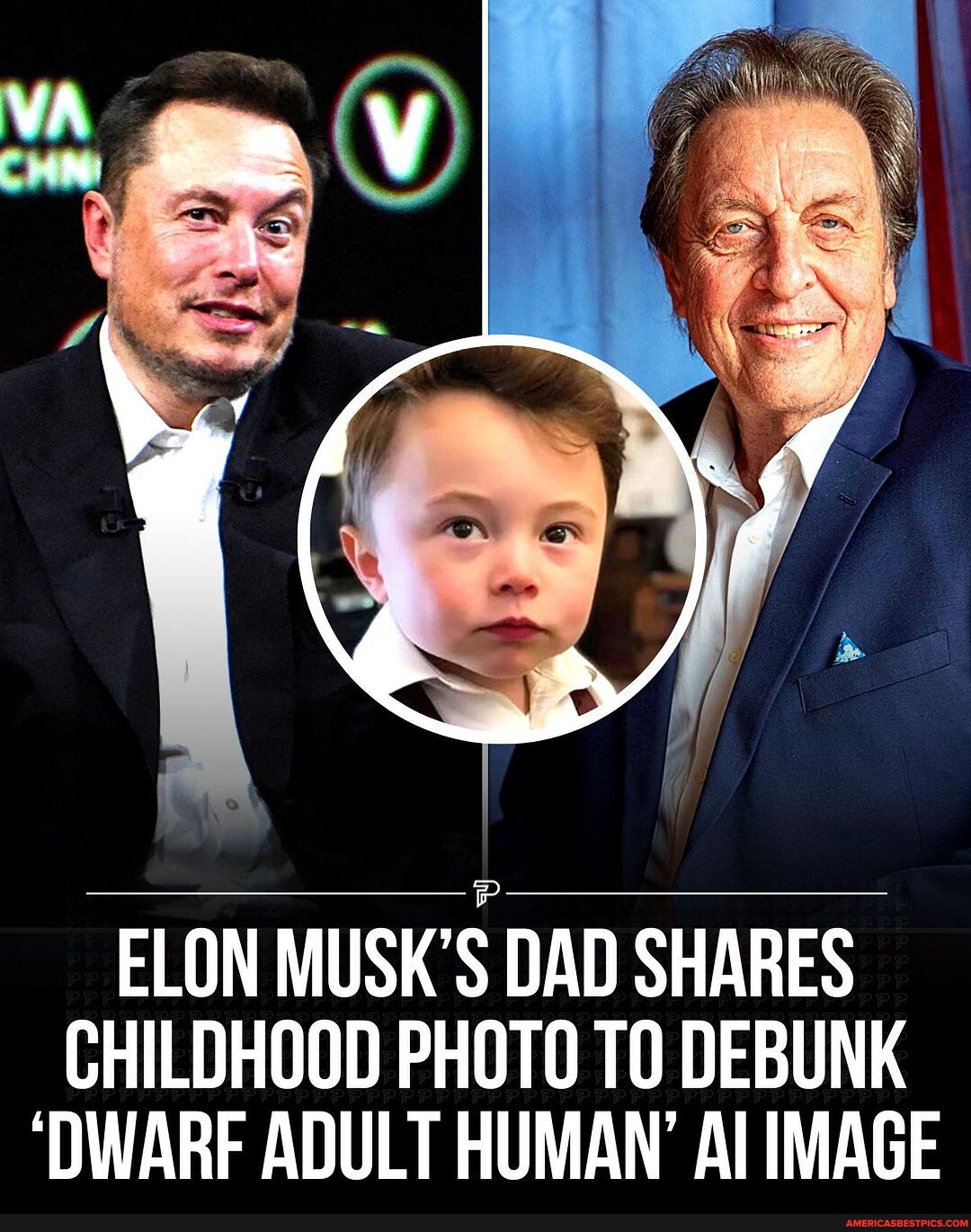 Elon Musk’s father, Errol Musk, offered up a rare image of his son when